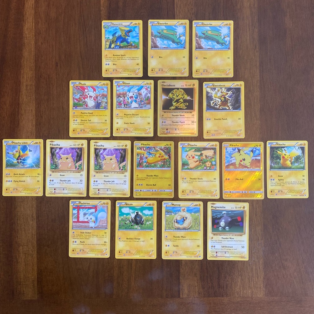 ELECTRIC POKÉMON card bundle!
